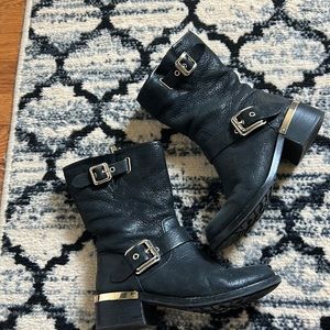 Vince Camuto Moto Boots Size 5